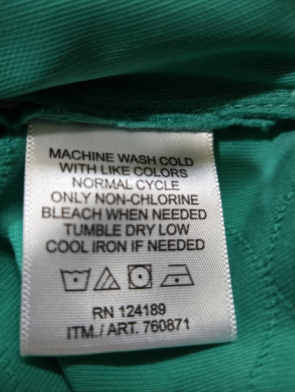 Kirkland Signature Women’s Teal Full-Zip Jacket - Picture 5 of 8
